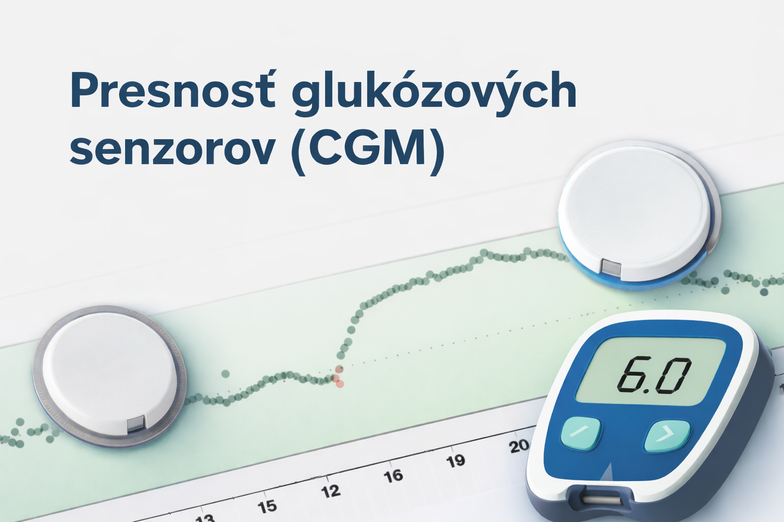 Presnosť glukózových senzorov (CGM)